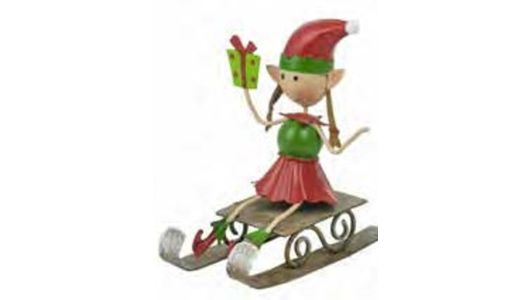 Candy the Elf - Sledging