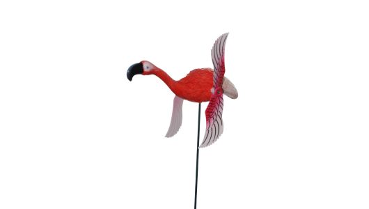Flamingo mit rotierenden Flügeln